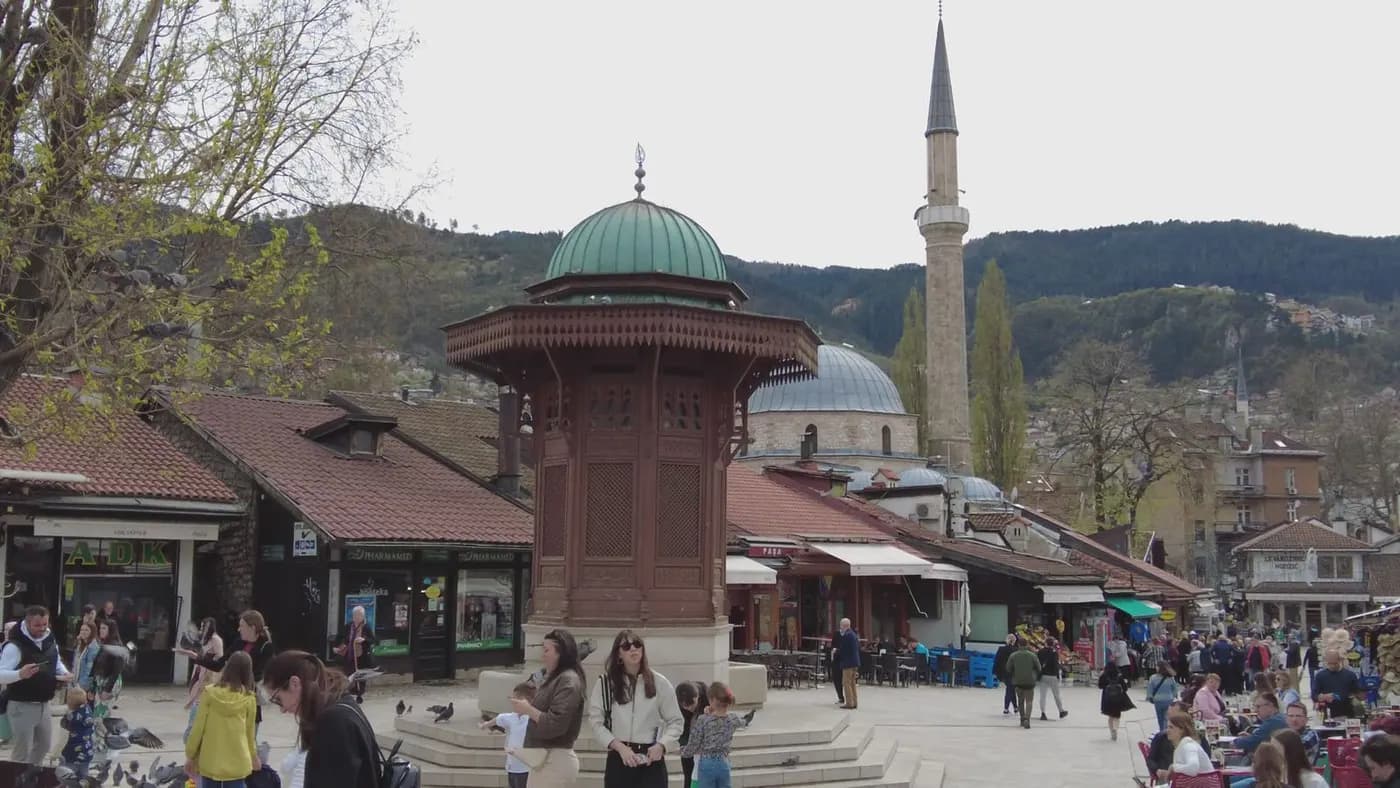 Bascarsija in Sarajevo